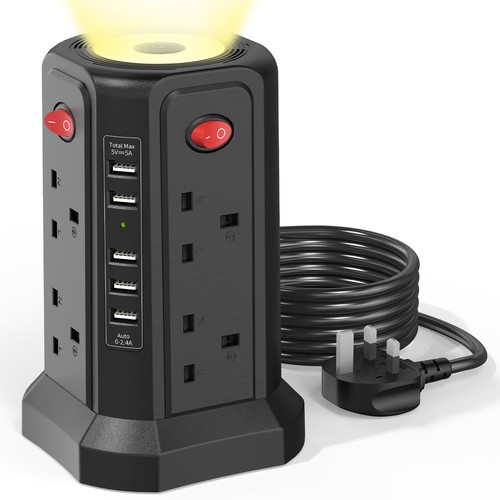 Tower extension lead with usb - extension,