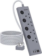 Extension Lead 1.8m with 4 USB