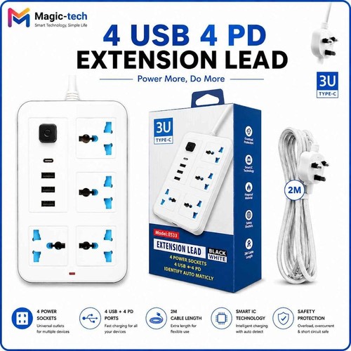 Socket extension lead usb - socket,