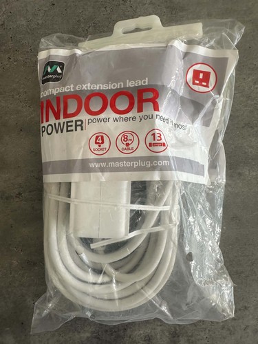 Masterplug socket 8m - 4,