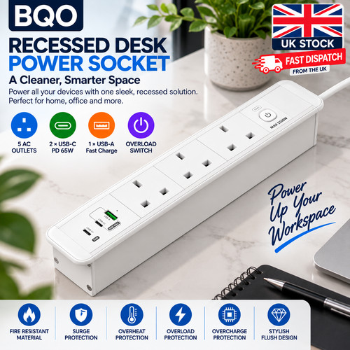 Bqo recessed desk power - bqo,