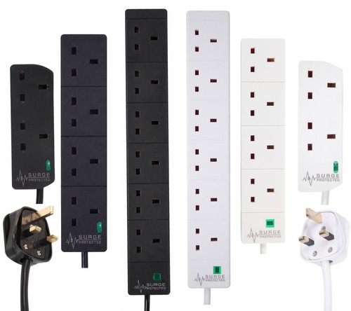 Extension lead surge protected - lead,