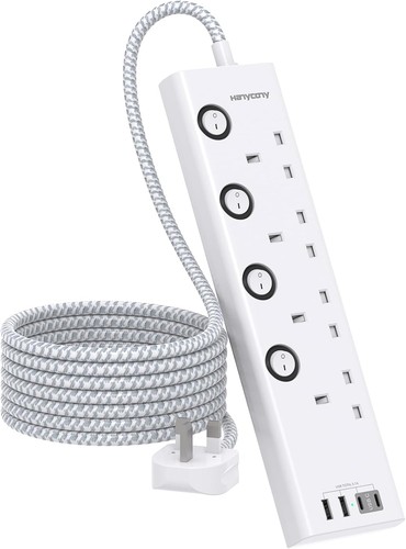 Extension lead with usb - lead, slots