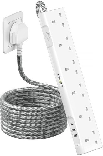 Extension lead 6 way - lead,