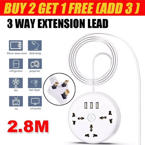 Extension lead with usb - extension,