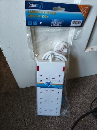 Way mains extension lead 5 - 8,