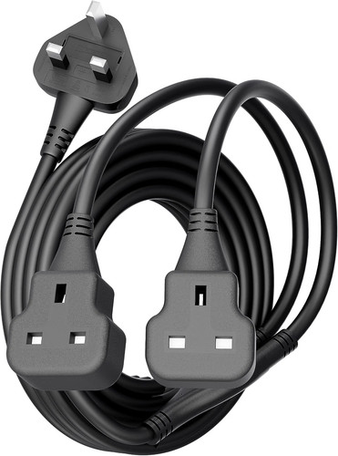 Double socket extension lead - double,