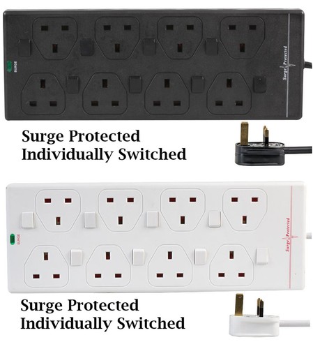 Way mains surge protected - 8,