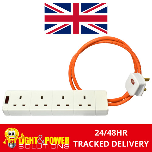 Mains extension lead gang - extension, 4