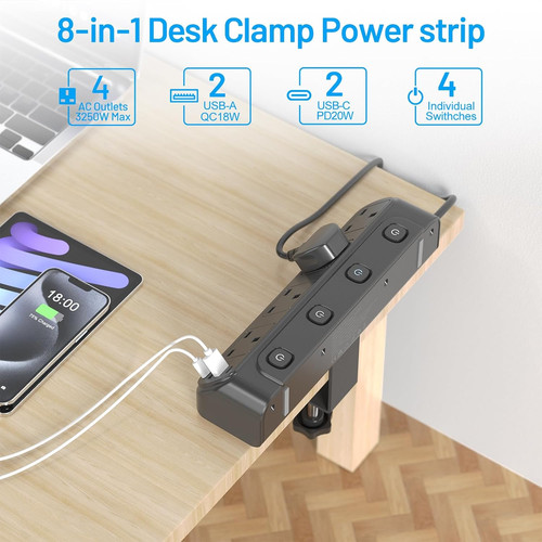 Desk extension lead - desk, beva