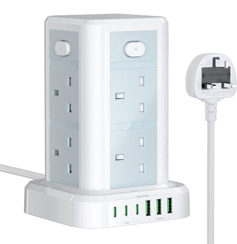 Tower extension lead with usb - tower,