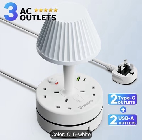 Extension way power - 1.8m, 8-way