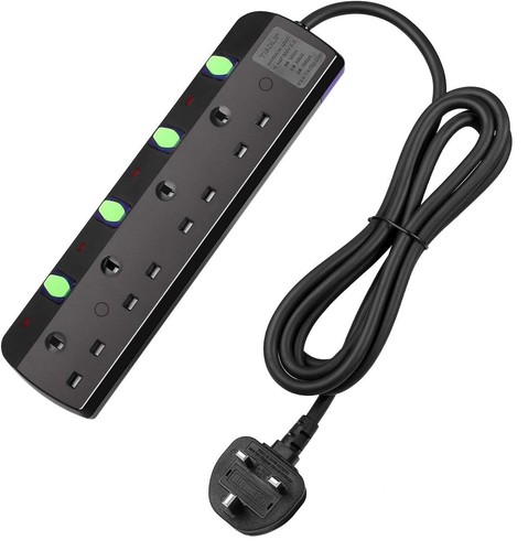 Tisdlip extension lead 8m - 4w,